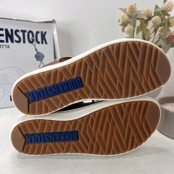 Birkenstock Bartlett Leather High Top Shoes Brown 045343 Women 5/Men 3 Tried On - Picture 8 of 10